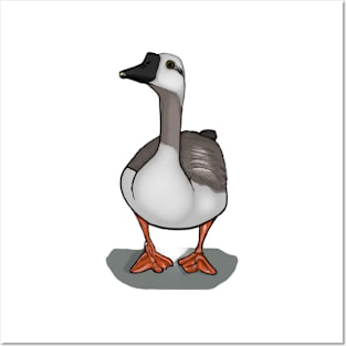 Cute Goose Drawing Posters and Art